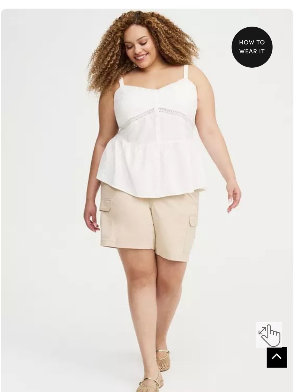 Torrid Cotton Button Front Cami